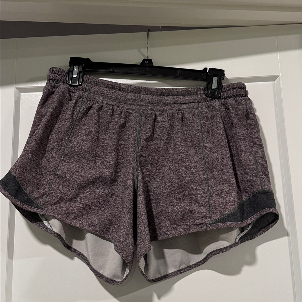 Lululemon Athletica Heathered Gray Athletic Shorts